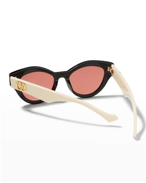 gucci cat eye acetate sunglasses|designer cat eye sunglasses polarized.